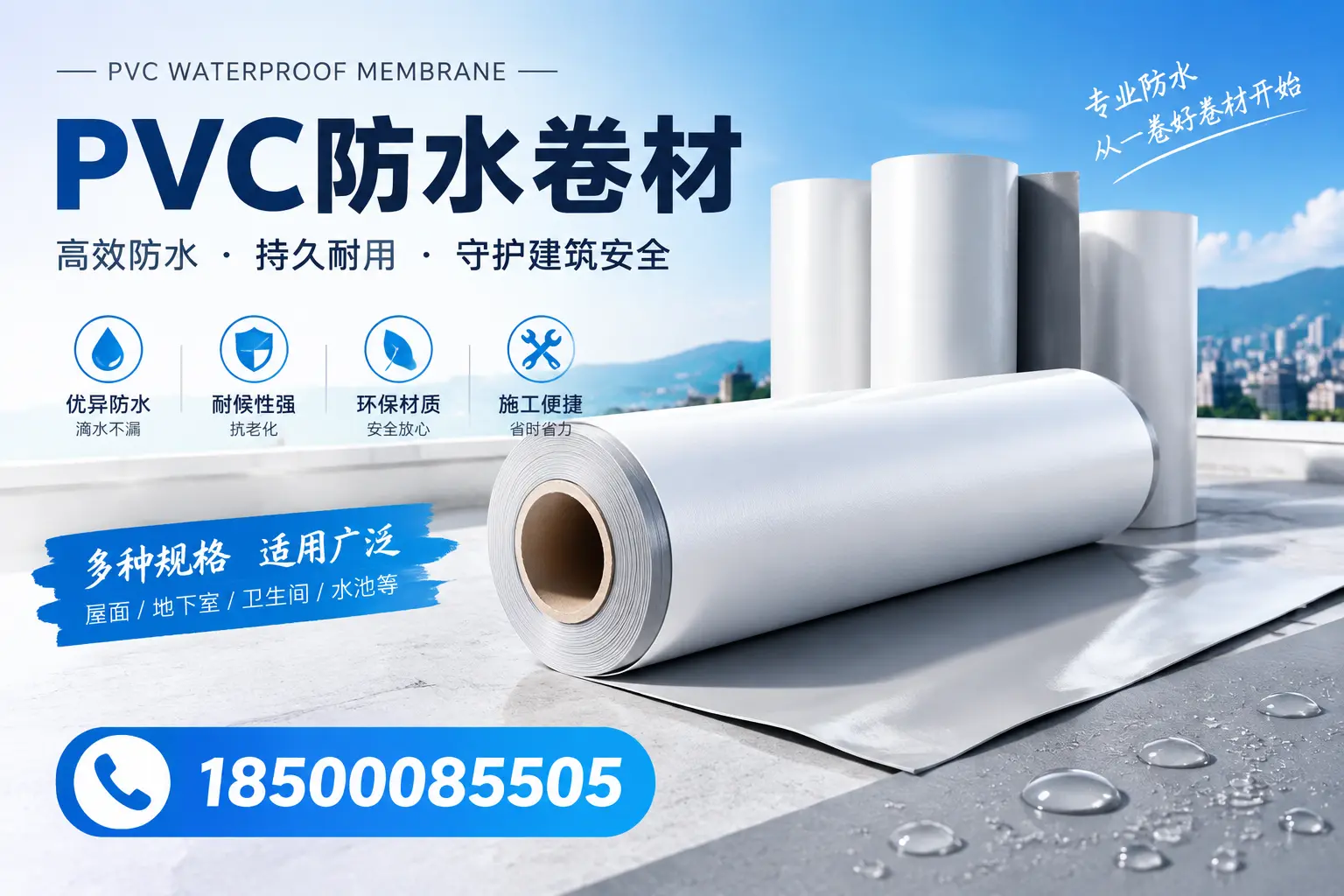 如何选择适合的PVC防水卷材?专家为您解答邢台的需求